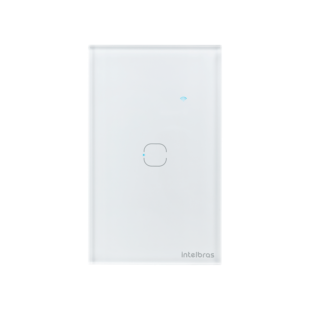 Interruptor Touch Inteligente Zigbee 1 Tecla EZS 1001 Branco Intelbras