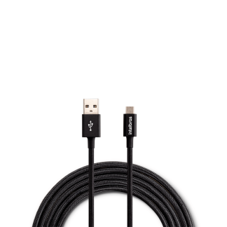 Cabo Micro USB 1,5m Nylon Preto Intelbras EUAB 15NP