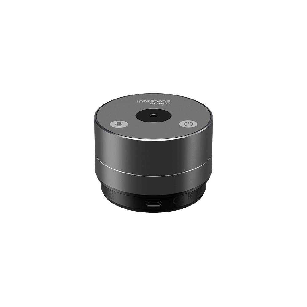 Microfone Wireless C Intelbras EVC 2000 G2 Cinza