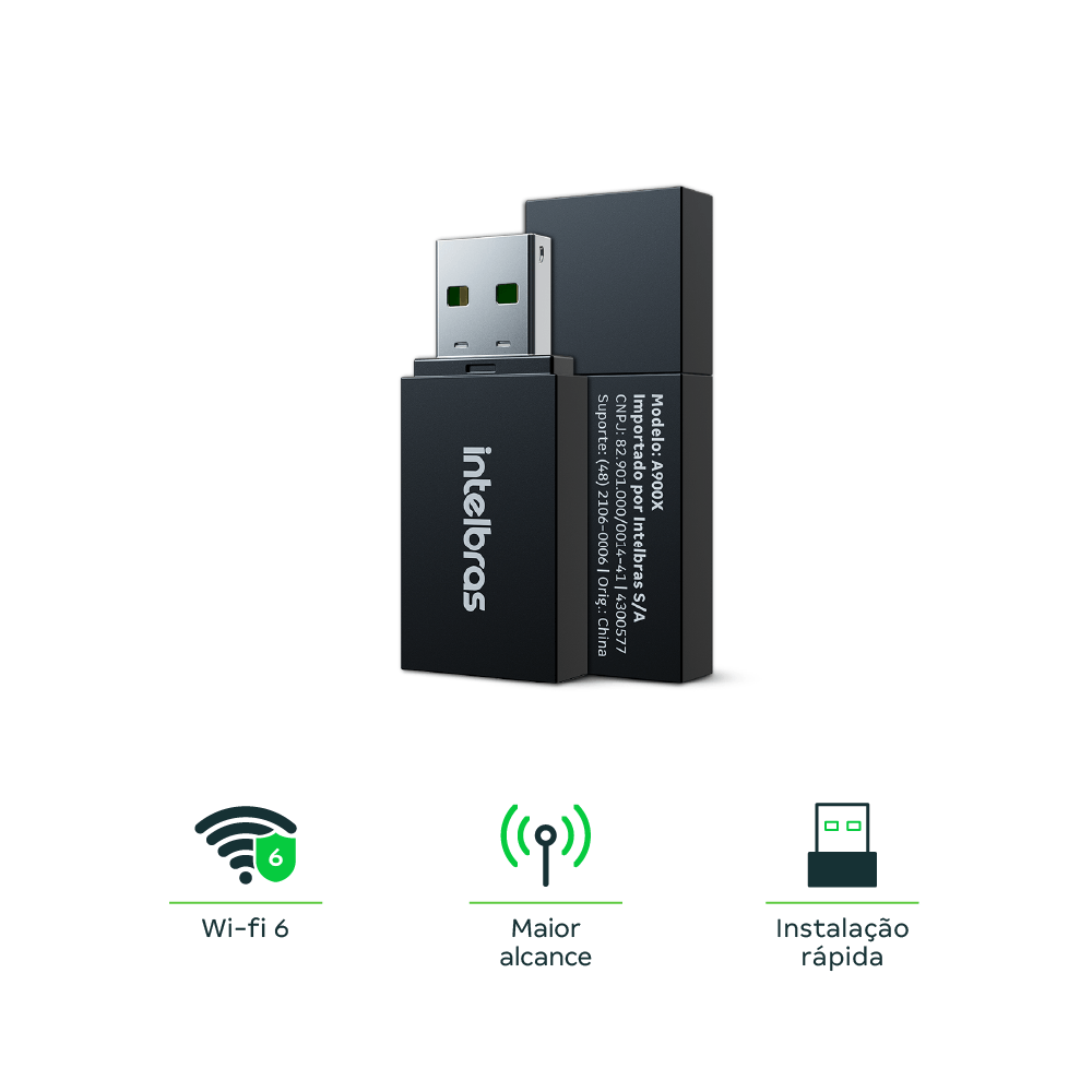 Adaptador USB WI-FI A900X Intelbras