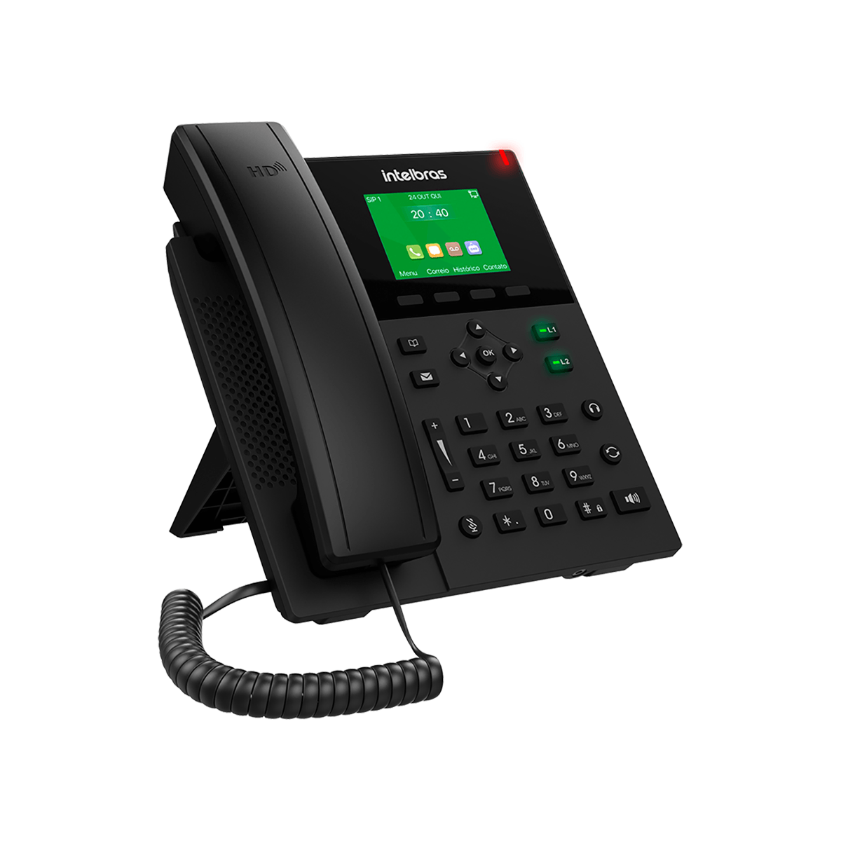 Telefone IP V5501 Preto Intelbras