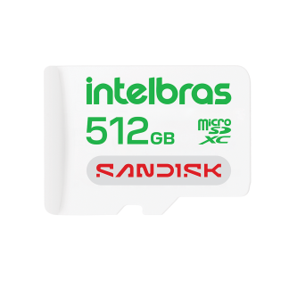 Cartão de Memória Micro SD 512GB Intelbras - Sandisk