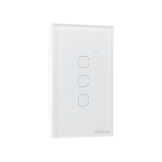 Interruptor Inteligente Zigbee Touch 3 Botões EIZ 1003 Branco Intelbras
