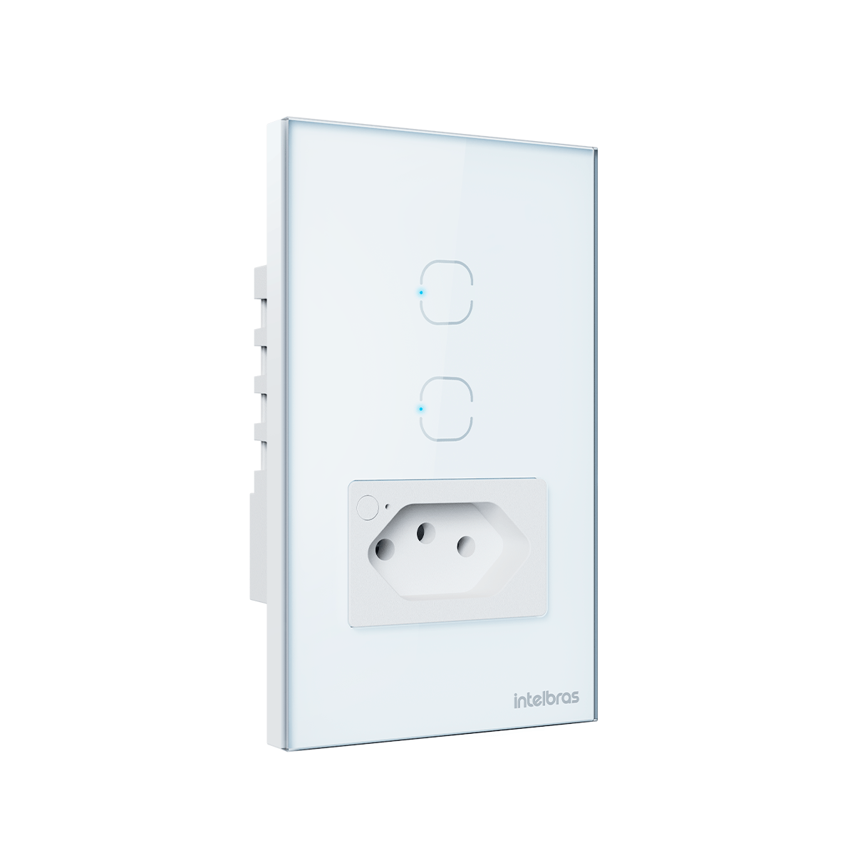 Tomada com Interruptor Inteligente Wi-Fi Branco ETW 1021 Intelbras