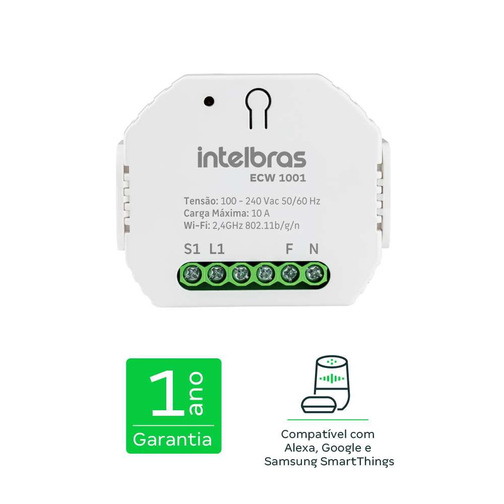 Minicontrolador Inteligente WI-FI ECW 1001 Intelbras