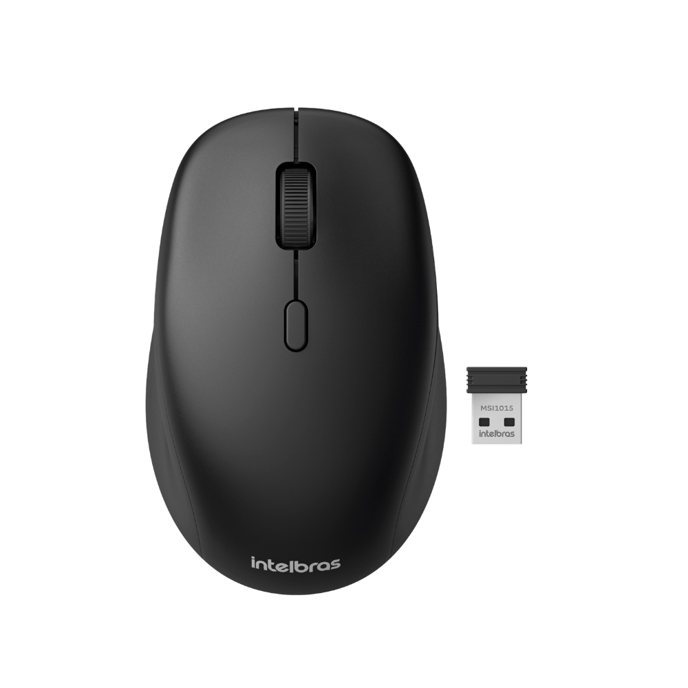 Mouse sem Fio Intelbras MSI1015 Preto
