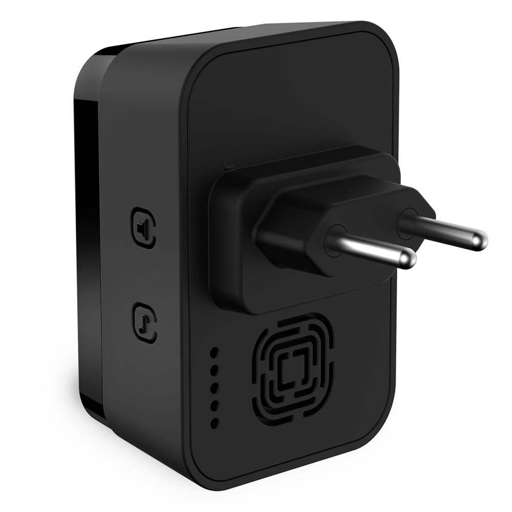 Campainha Sem Fio Com Bateria CIB 101 Preta