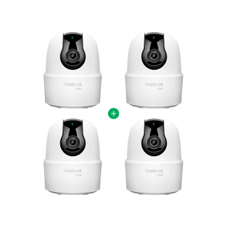 Kit Câmera Inteligente Full HD IME 360 C Intelbras - 4 Unidades