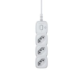 Protetor Eletrônico Intelbras com 3 tomadas EPE 2003 Branco