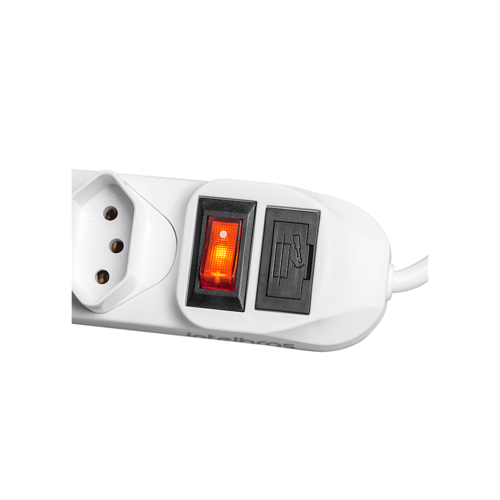 Protetor Eletrônico Intelbras com 4 tomadas EPE 1004