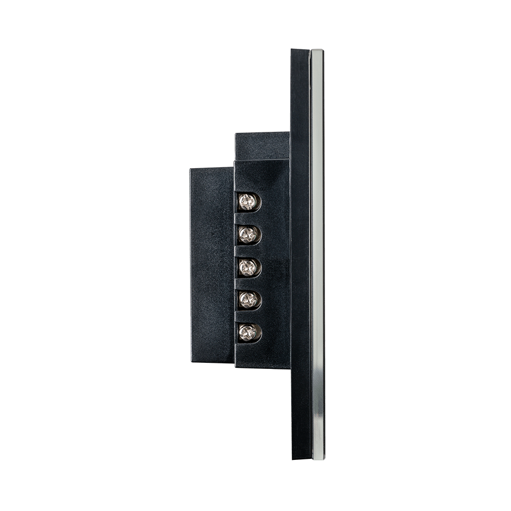 Interruptor inteligente Wi-Fi Touch 4 teclas Preto EIW 1004 Intelbras