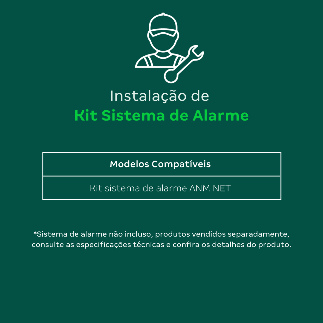 Serviço de Instalação de Kit Sistema de Alarme ANM 24 NET