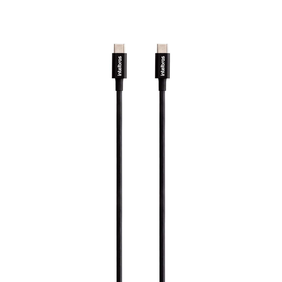 Cabo USB-C 1,2m PVC Preto Intelbras EUCC 12PP