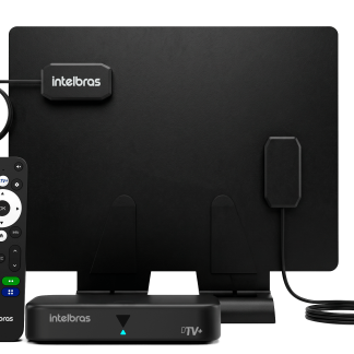 Receptor e Antena Intelbras RDA 300 DTV+ (TV 3.0)