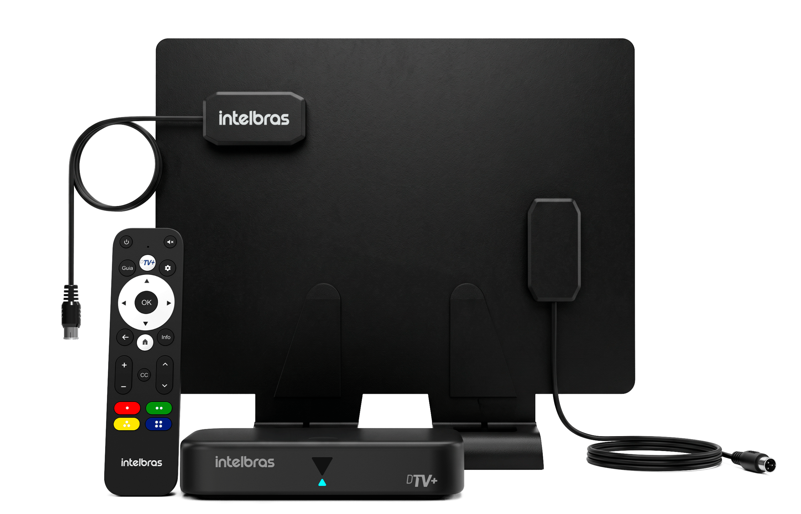 Receptor e Antena Intelbras RDA 300 DTV+ (TV 3.0)