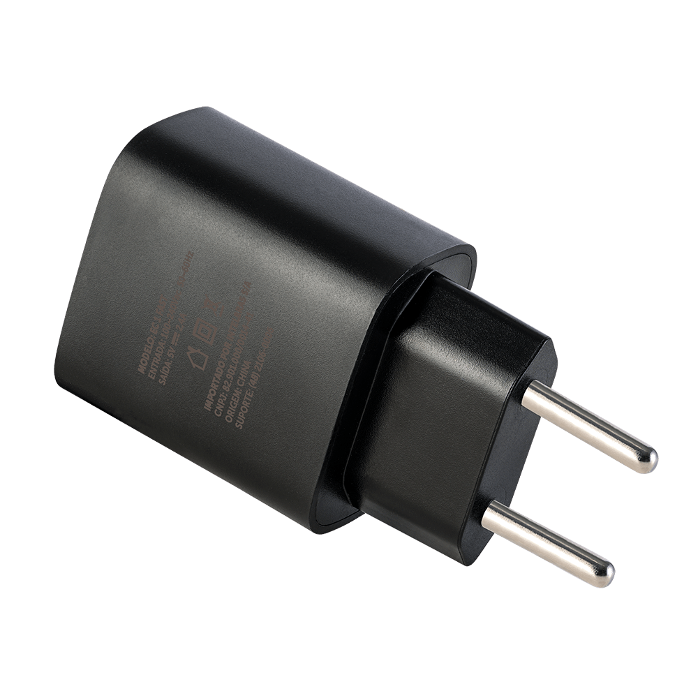 Carregador USB EC1 Fast Preto Intelbras