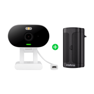 Kit Câmera Inteligente iME 500 com Fonte Nobreak para Câmeras Intelbras