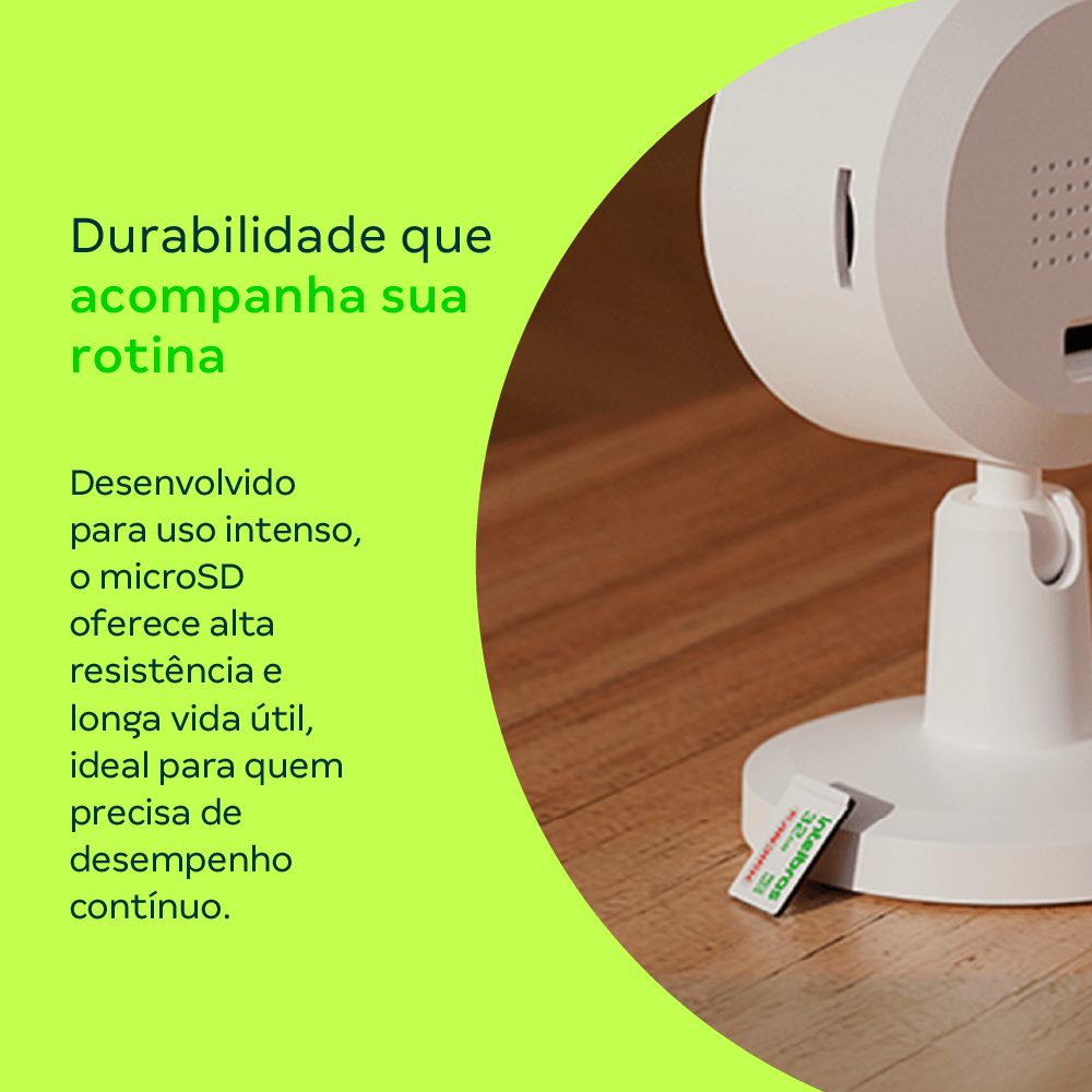 Cartão de Memória MicroSD 32GB Intelbras - Sandisk