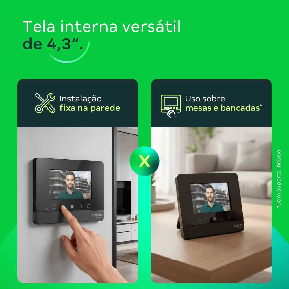 Videoporteiro Inteligente MVW 3040+ Intelbras