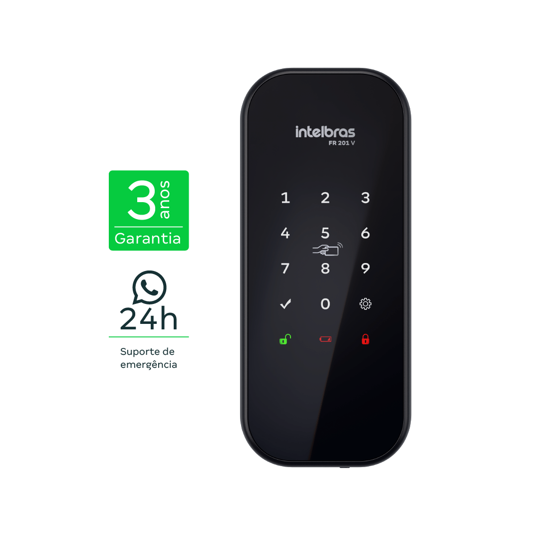 Fechadura Digital de Sobrepor FR 201 V Intelbras