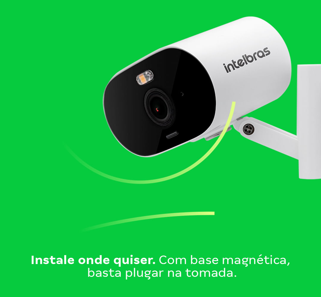 Kit Câmera Inteligente Full Color Intelbras IME 500 - 2 unidades