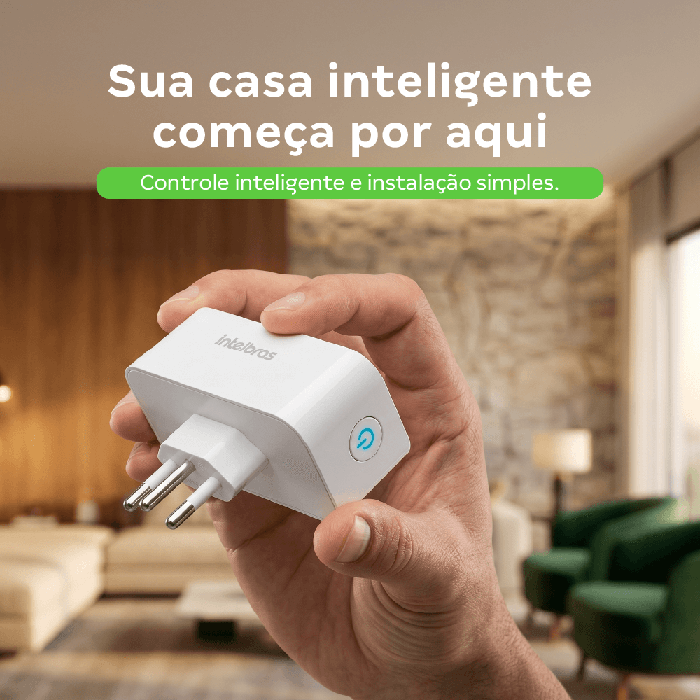 Tomada Inteligente Wi-Fi 10A ETW 3001 Intelbras