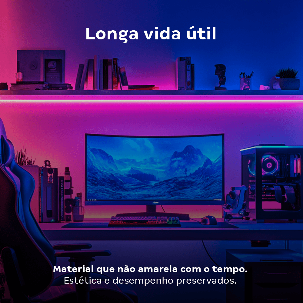 Fita Led Inteligente Wi-Fi RGB 3metros EFLS 6030 Intelbras