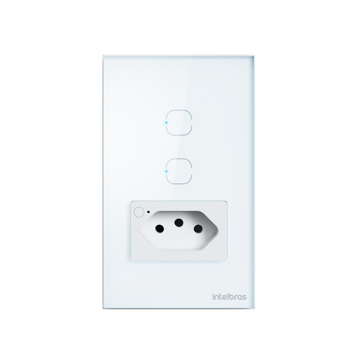 Tomada com Interruptor Inteligente Wi-Fi Branco ETW 1021 Intelbras