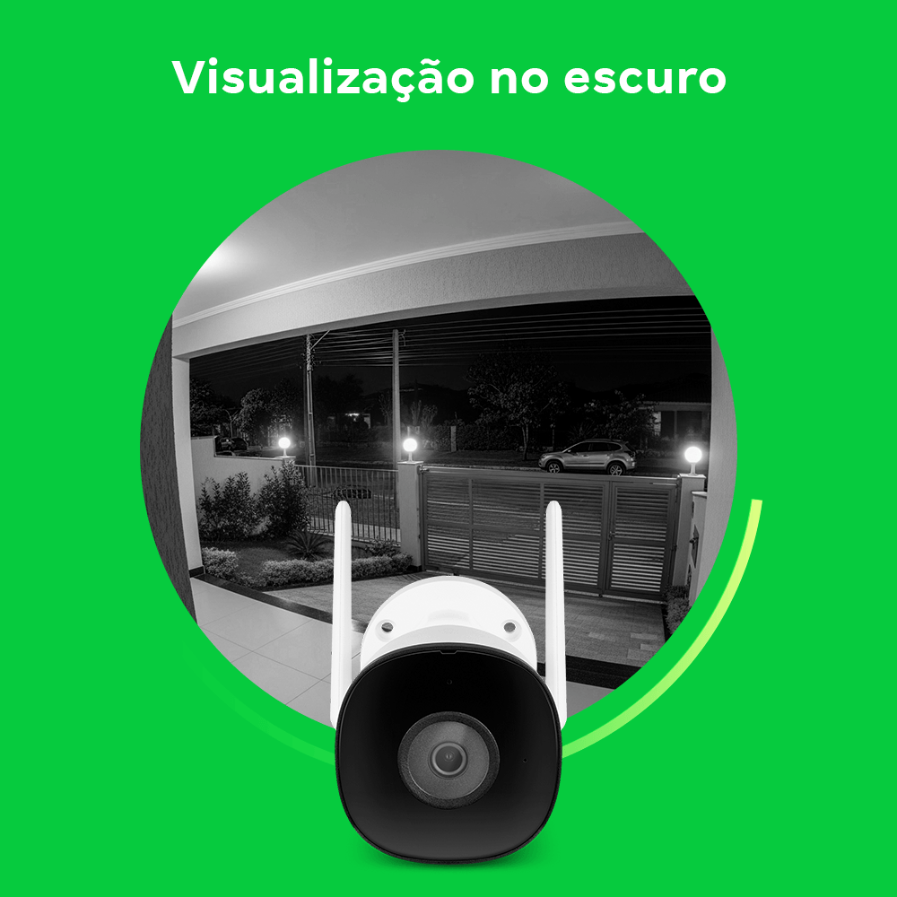 Câmera Inteligente Wi-Fi iM5 SC Full HD Branca Intelbras