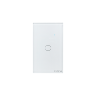 Interruptor Inteligente Touch Wi-Fi 1 Tecla EWS 1001 Branco Intelbras