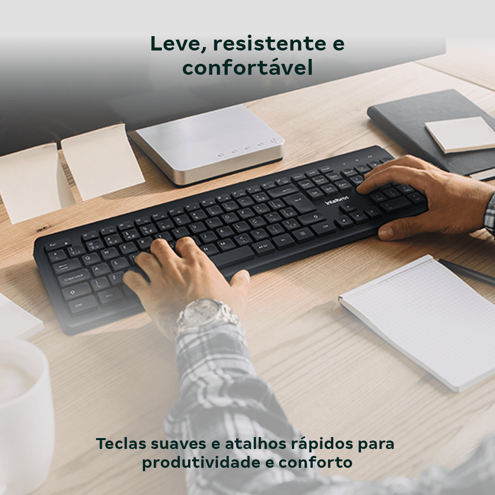Teclado Sem Fio Intelbras TSI50 Clique Silencioso