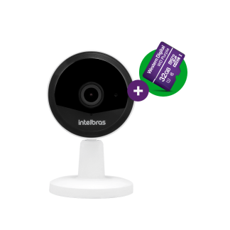Câmera Inteligente Interna iM1 2MP com MicroSD 32GB Intelbras