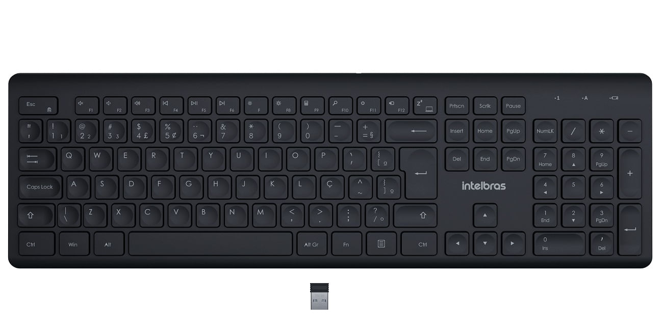 Teclado Sem Fio Intelbras TSI50 Clique Silencioso