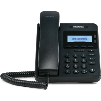 Telefone com Tecnologia IP e Qualidade HD IP S3002 Preto Intelbras