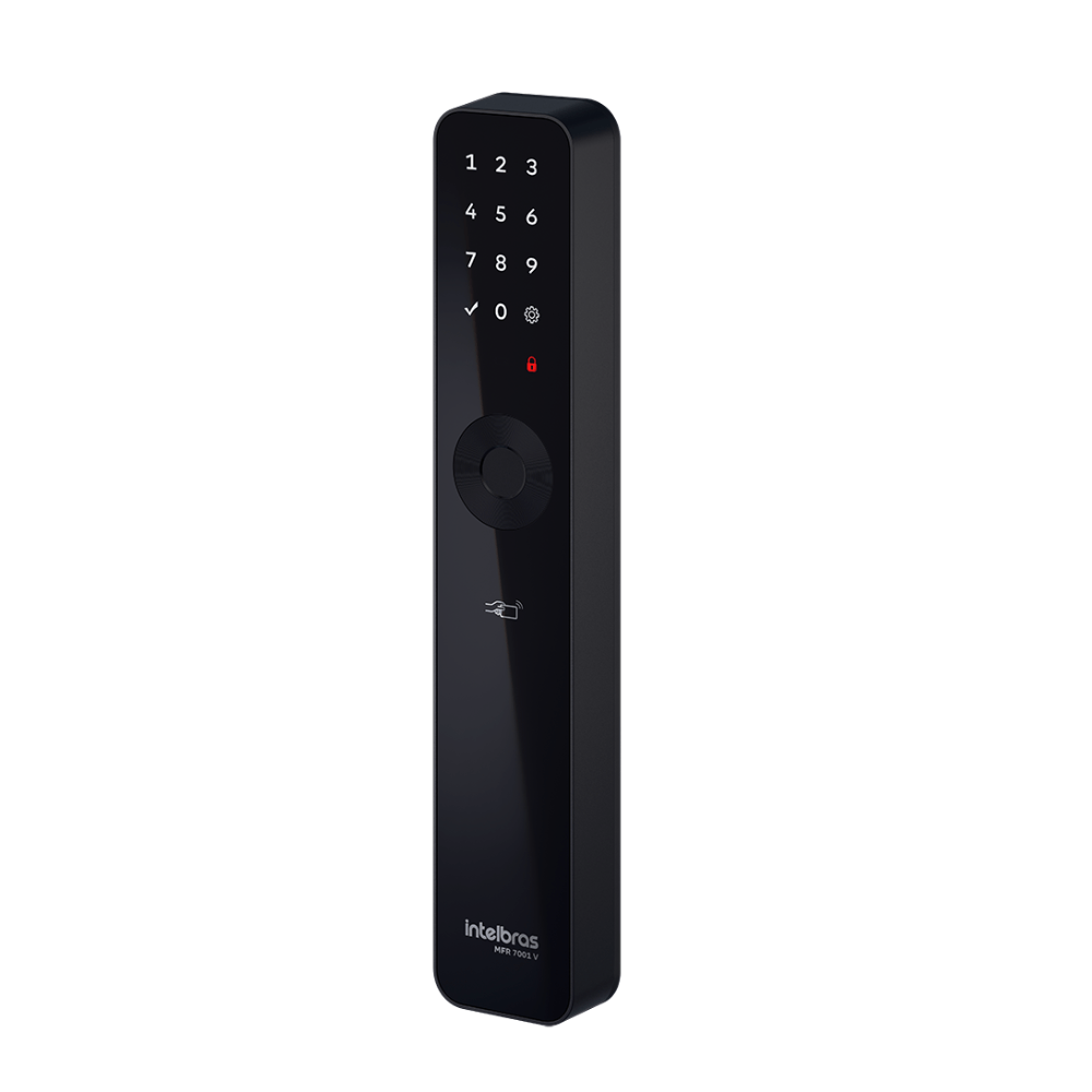 Fechadura Inteligente de Embutir sem Maçaneta MFD 7001 D Intelbras