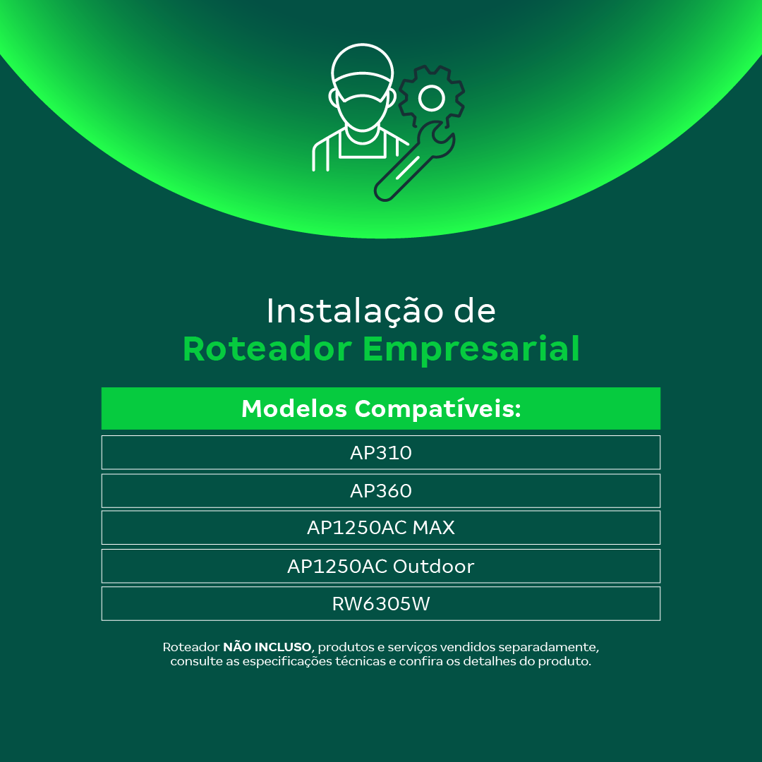 Serviço de Instalação de Roteador Empresarial