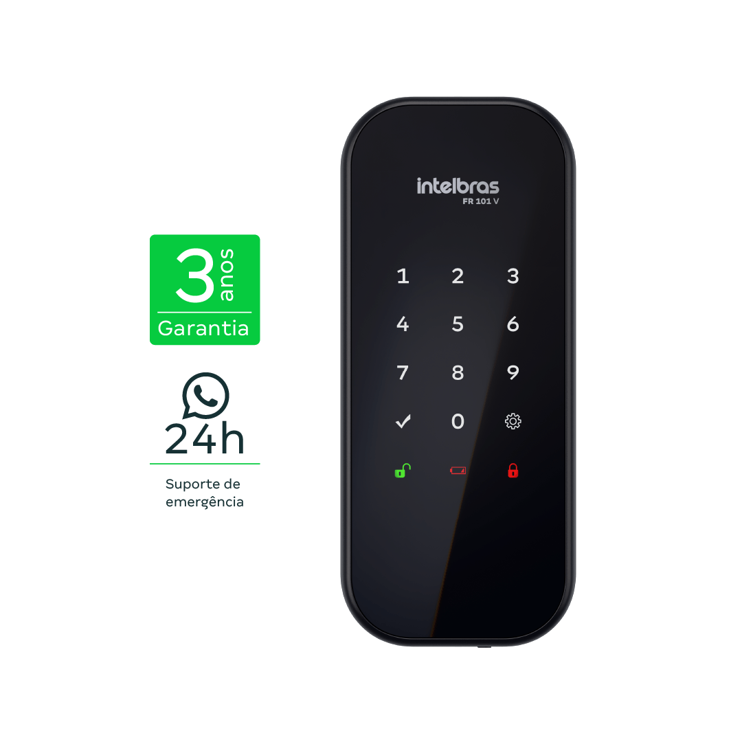 Fechadura Digital de Sobrepor FR 101 V Intelbras