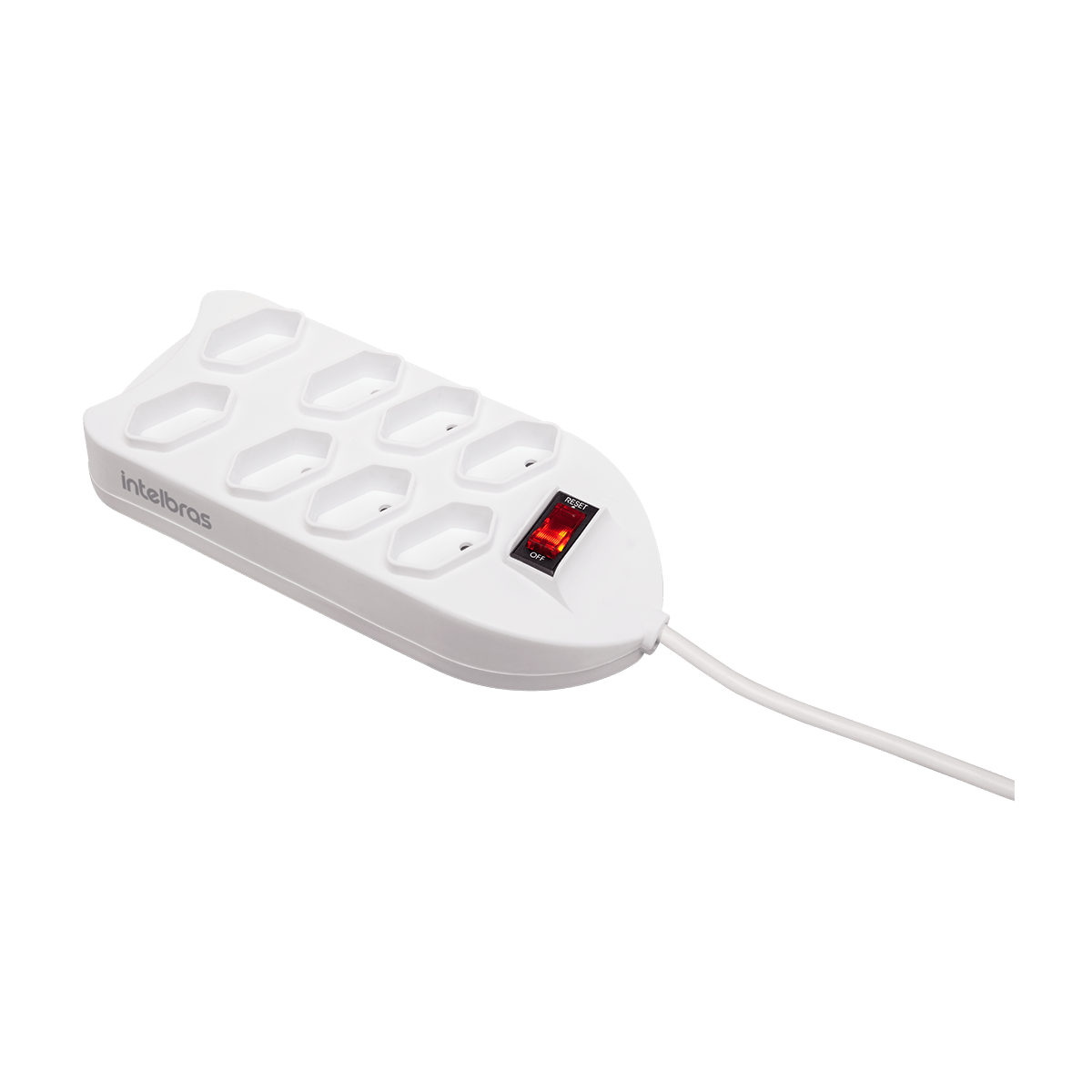 Protetor Eletrônico Intelbras com 8 tomadas EPE 1008+ Branco