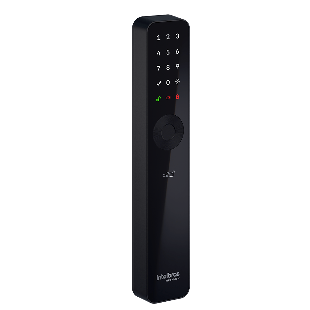 Fechadura Inteligente de Embutir sem Maçaneta MFR 7001 V Intelbras