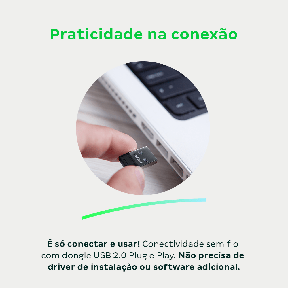 Mouse Sem Fio Intelbras MSI200 Clique Silencioso