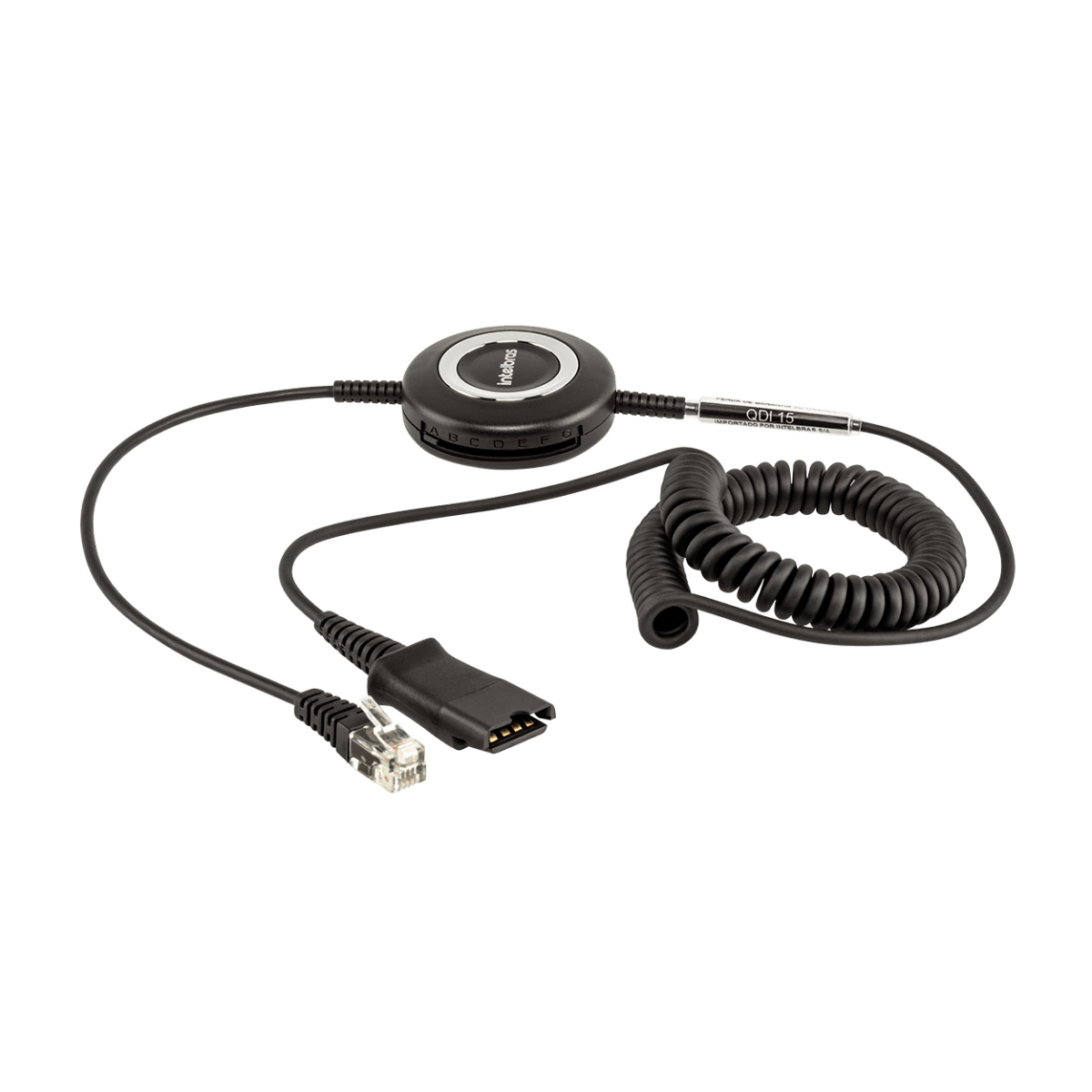 Cordão para Headset Intelbras QD-RJ9 QDI 15