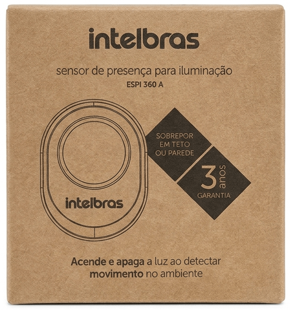 Interruptor Sensor para Iluminação ESPI 360 Intelbras