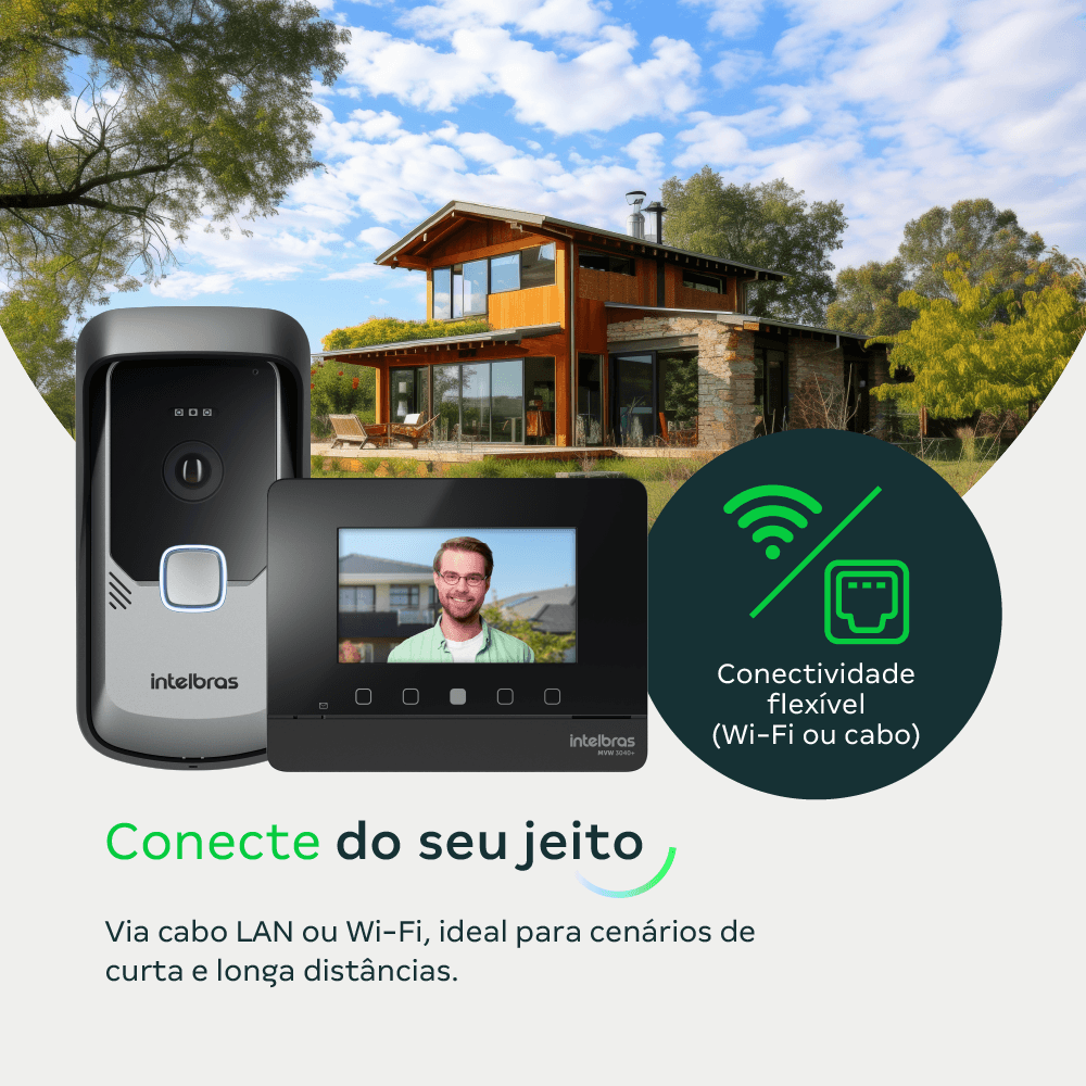 Videoporteiro Inteligente MVW 3040+ Intelbras