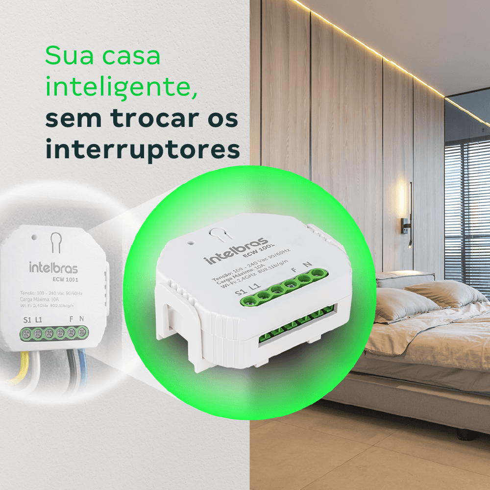 Minicontrolador Inteligente WI-FI ECW 1001 Intelbras