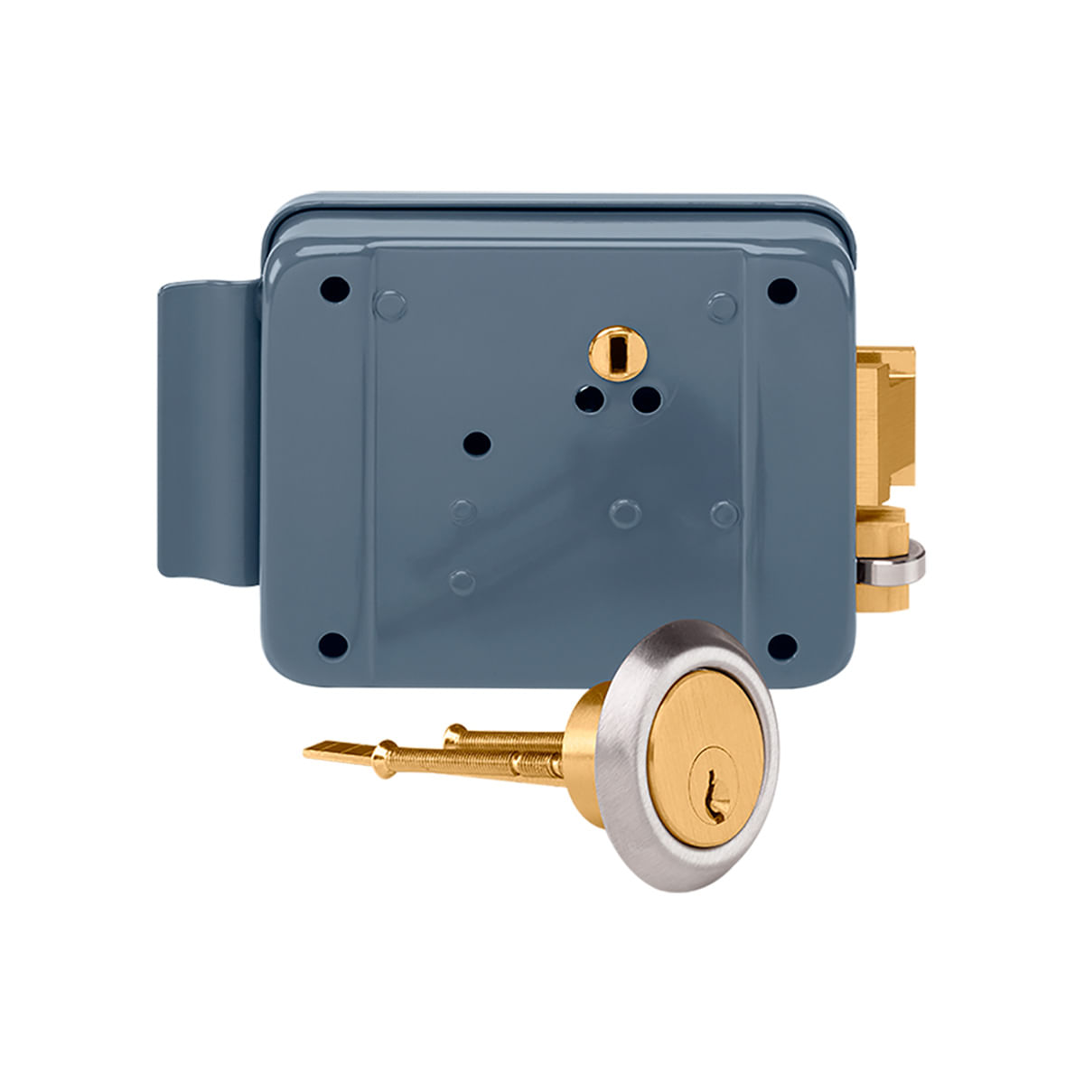 Fechadura Elétrica de Cilindro Ajustável FX 2000 AJ Cinza Intelbras