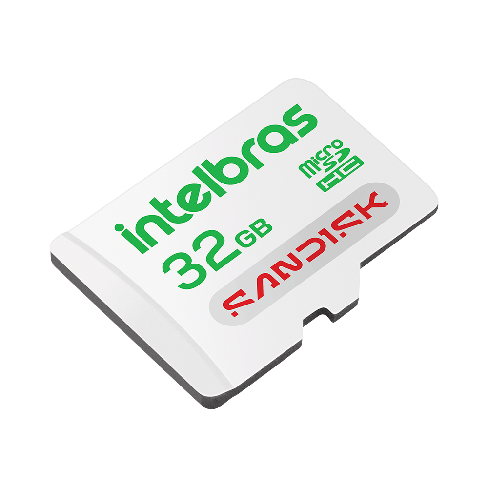 Cartão de Memória MicroSD 32GB Intelbras - Sandisk