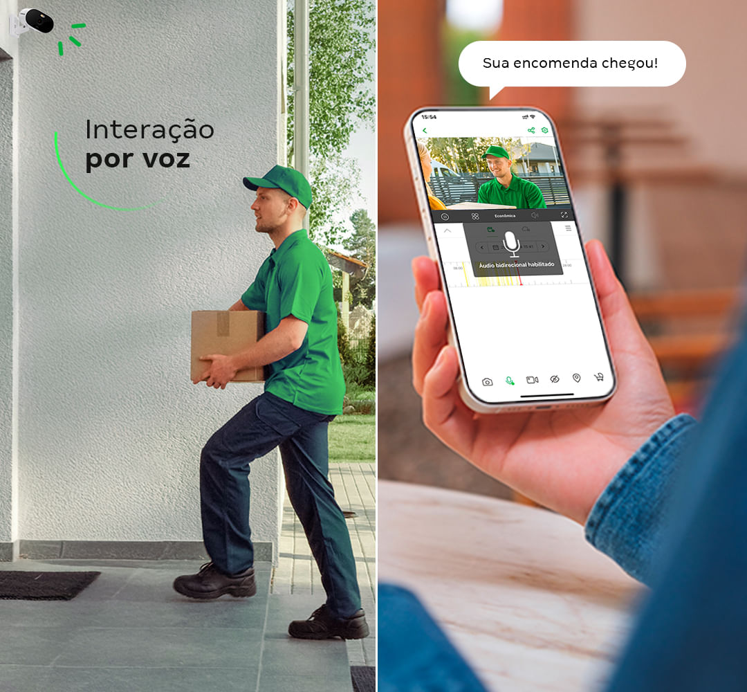 Kit Câmera Inteligente Full Color Intelbras IME 500 - 4 Unidades