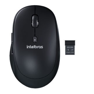 Mouse Sem Fio Intelbras MSI200 Clique Silencioso