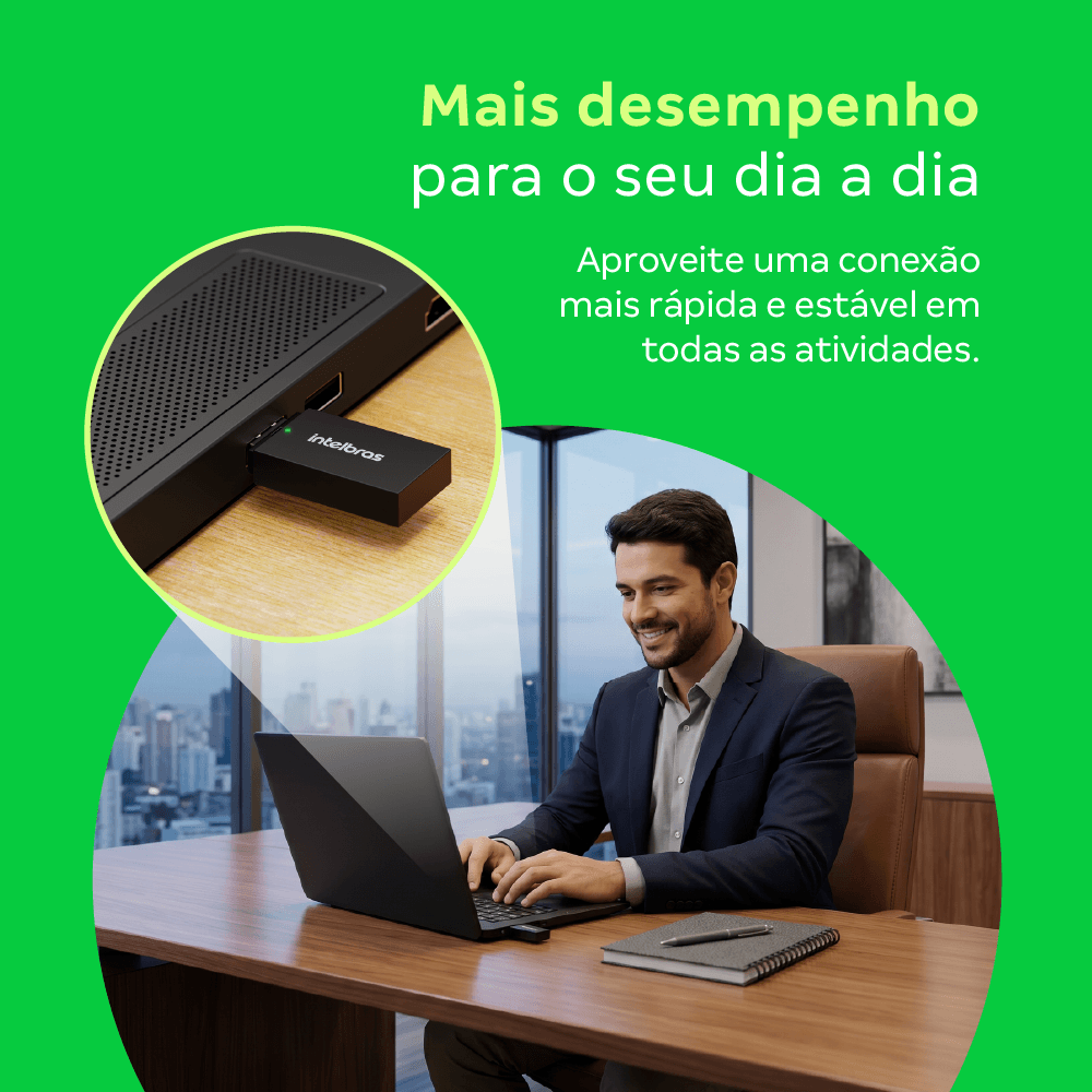 Adaptador USB WI-FI A900X Intelbras