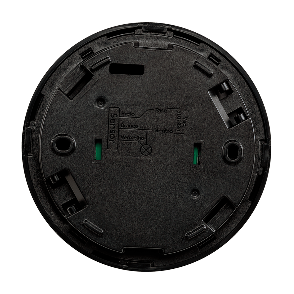 Sensor de Presença para Iluminação ESPI 360 Preto